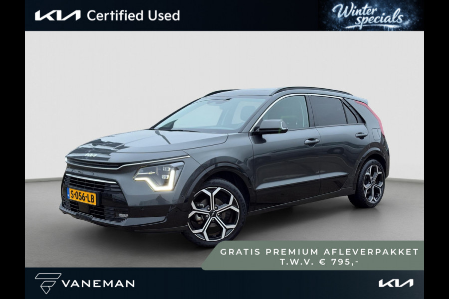 Kia Niro 1.6 GDi Hybrid ExecutiveLine Automaat | Elektrische Geheugenstoelen | Leder | Camera | Cruise | Sensoren | Stoelverwaming & Verkoeling | Apple Carplay & Android Auto |