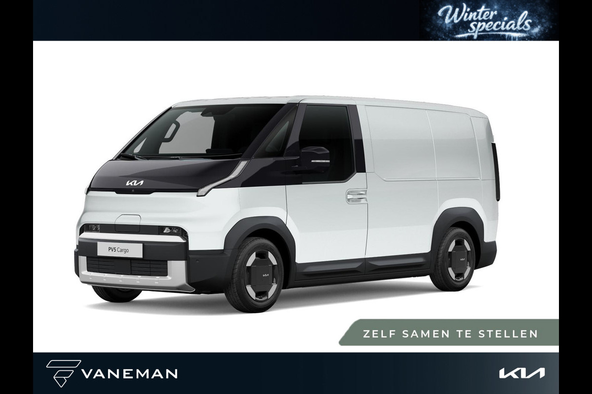 Kia PV5 L2H1 Plus 71.2 kWh | LED koplampen | Gratis batterijupgrade | € 2.500,- accessoires of 2.99% rente op financiering | Zelf samenstellen