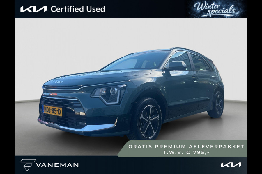 Kia Niro 1.6 GDi Hybrid DynamicLine | Climate Control | Automaat | Adapt. Cruise | Navi | Carplay/Android Auto | Half-Leder |