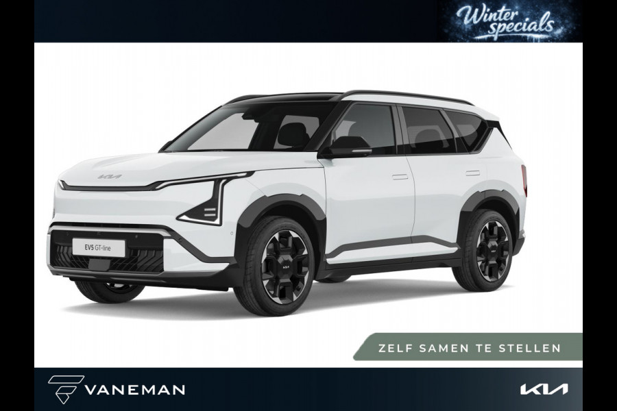 Kia EV5 GT-PlusLine 81.4 kWh | Cruise control adaptief met Stop&Go en stuurhulp | Zelf samenstellen |