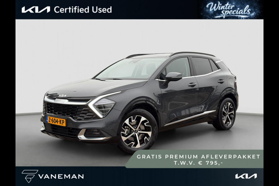 Kia Sportage 1.6 T-GDi Hybrid DynamicPlusLine Automaat | Pano | Stoelverwarming voor/achter | Camera | Dodehoekherkenning | Elektrische Stoelen | Cruise | Apple Carplay & Android Auto |