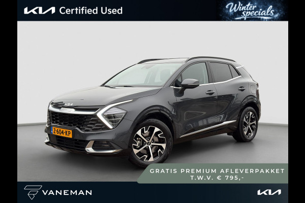 Kia Sportage 1.6 T-GDi Hybrid DynamicPlusLine Automaat | Pano | Stoelverwarming voor/achter | Camera | Dodehoekherkenning | Elektrische Stoelen | Cruise | Apple Carplay & Android Auto |