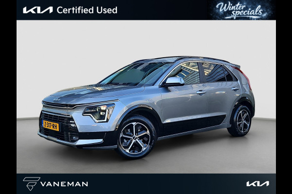 Kia Niro 1.6 GDi Hybrid DynamicPlusLine | HUD | Stoel- en Stuurverwarming | Schuif/Kanteldak | Leder | Elektr. Achterklep | Adapt. Cruise |