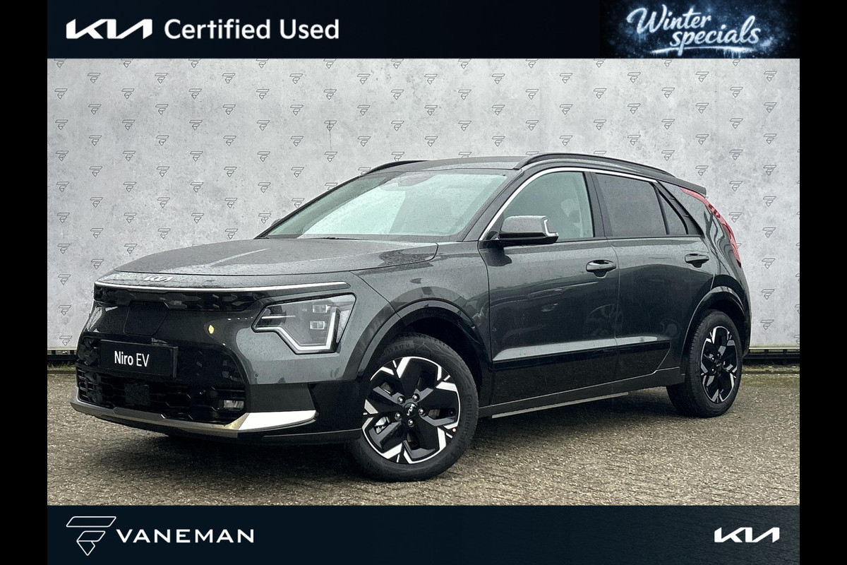 Kia Niro EV Edition Advanced 64.8 kWh Automaat | Stoel & Stuurverwarming | Leder | Kanteldak | Camera | Cruise |