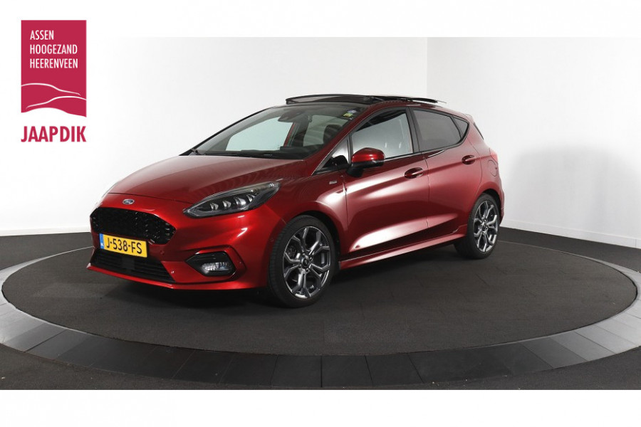 Ford Fiesta BWJ 2020 | 1.0T 124PK Hybrid ST-Line X | PANO DAK | STOEL&STUUR VERW | CAMERA A | CARPLAY | NAVI  | CLIMA | CRUISE | PDC 2X |