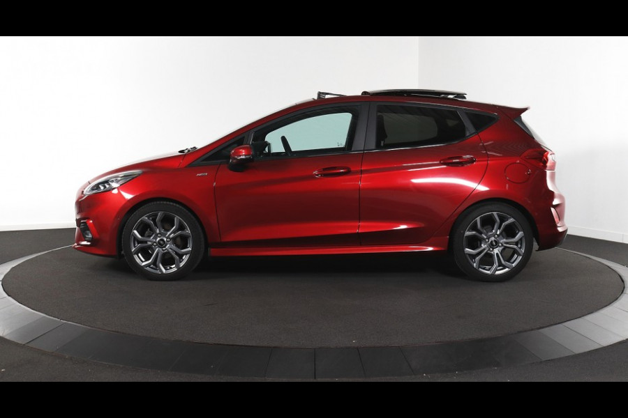 Ford Fiesta BWJ 2020 | 1.0T 124PK Hybrid ST-Line X | PANO DAK | STOEL&STUUR VERW | CAMERA A | CARPLAY | NAVI  | CLIMA | CRUISE | PDC 2X |