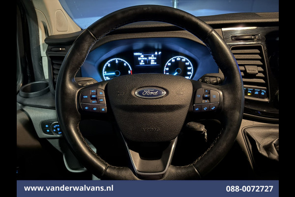 Ford Transit Custom 2.0 TDCI 131pk L2H1 Trail Edition Euro6 Airco | Imperiaal | Camera | Navigatie | 2800kg Trekhaak | LED Apple Carplay, Cruisecontrol, Stoelverwarming, Verwarmde voorruit, Leder, LM velgen, Parkeersensoren, Bijrijdersbank
