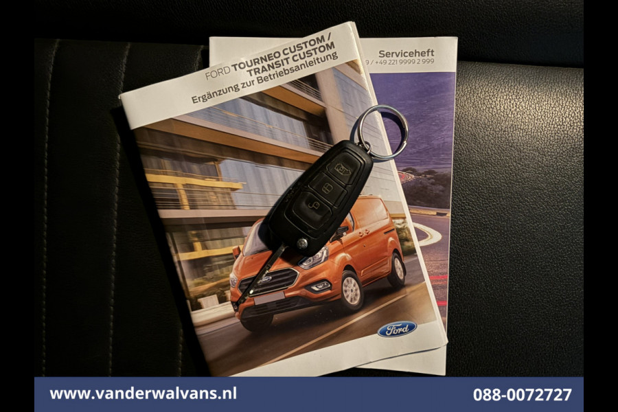 Ford Transit Custom 2.0 TDCI 131pk L2H1 Trail Edition Euro6 Airco | Imperiaal | Camera | Navigatie | 2800kg Trekhaak | LED Apple Carplay, Cruisecontrol, Stoelverwarming, Verwarmde voorruit, Leder, LM velgen, Parkeersensoren, Bijrijdersbank