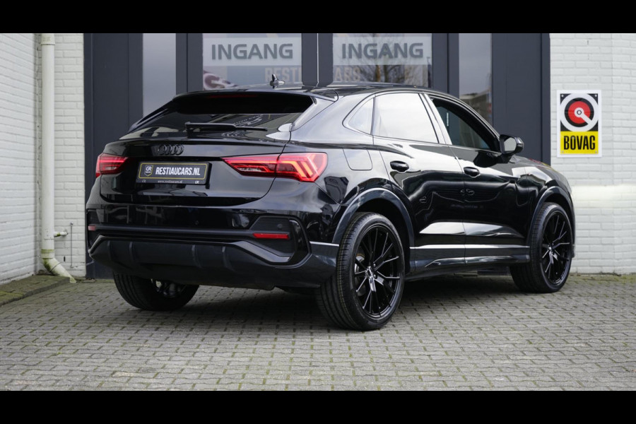 Audi Q3 Sportback 35 TFSI 3x S-Line BLACK OPTIK AUTOMAAT-AUDI SOUND-CAMERA-CARPLAY-KEYLESS-MATRIX-NAVIGATIE