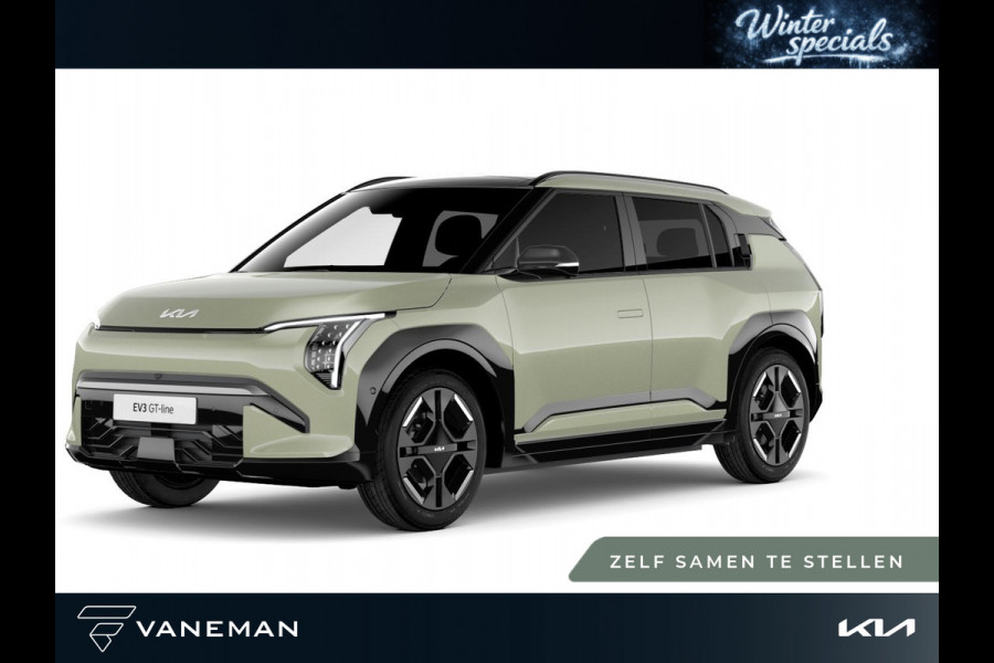Kia EV3 GT-Line Business Edition 81.4 kWh | Cruise control adaptief met Stop&Go en stuurhulp | Zelf samenstellen