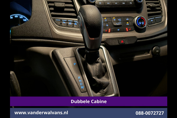 Ford Transit Custom 2.0 TDCI 130pk Automaat L2H1 Dubbele Cabine Inrichting Euro6 Airco | 5-Zits | Navigatie | LED Cruisecontrol, Stoelverwarming, Verwarmde Voorruit, Trekhaak, Parkeersensoren