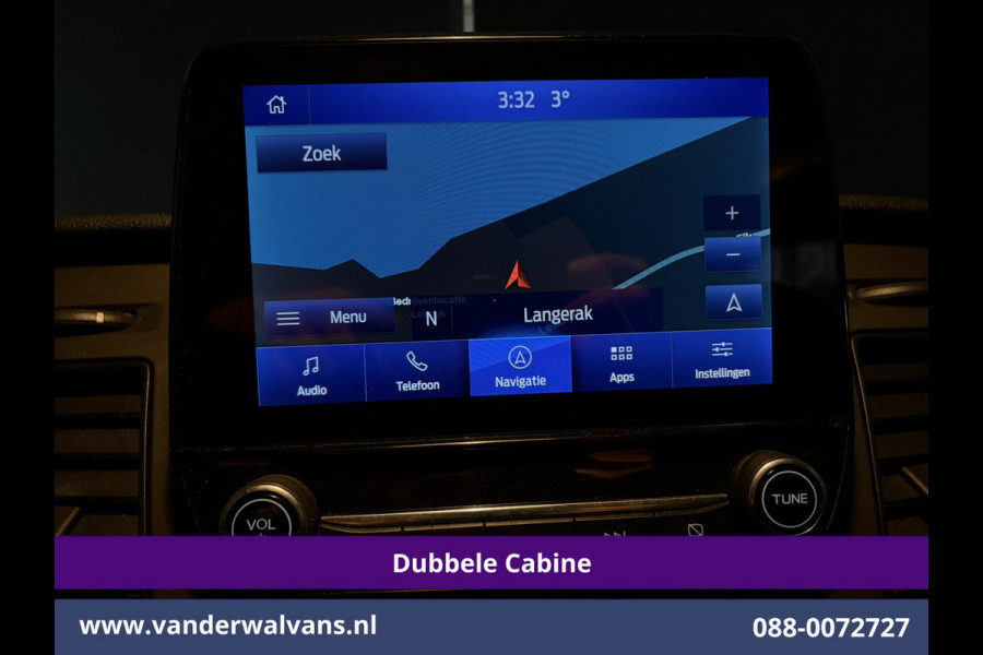 Ford Transit Custom 2.0 TDCI 130pk Automaat L2H1 Dubbele Cabine Inrichting Euro6 Airco | 5-Zits | Navigatie | LED Cruisecontrol, Stoelverwarming, Verwarmde Voorruit, Trekhaak, Parkeersensoren