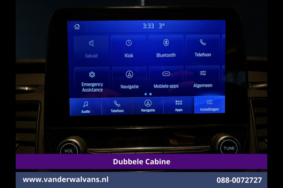 Ford Transit Custom 2.0 TDCI 130pk Automaat L2H1 Dubbele Cabine Inrichting Euro6 Airco | 5-Zits | Navigatie | LED Cruisecontrol, Stoelverwarming, Verwarmde Voorruit, Trekhaak, Parkeersensoren