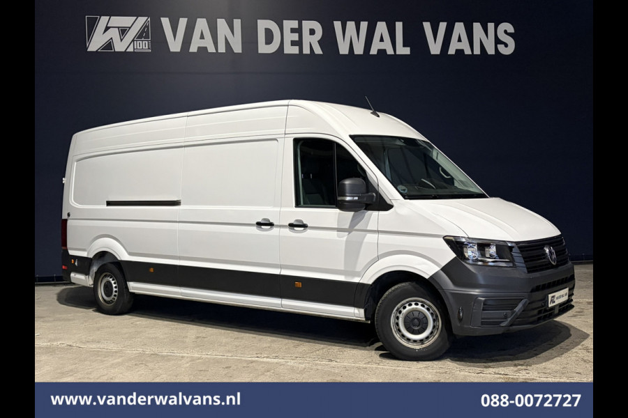 Volkswagen Crafter 2.0 TDI 141pk L4H3 L3H2 Euro6 Airco | 3000kg Trekhaak | Camera | Apple Carplay | Cruisecontrol Android Auto, Chauffeursstoel, Parkeersensoren, Bijrijdersbank