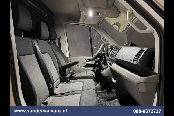 Volkswagen Crafter 2.0 TDI 141pk L4H3 L3H2 Euro6 Airco | 3000kg Trekhaak | Camera | Apple Carplay | Cruisecontrol Android Auto, Chauffeursstoel, Parkeersensoren, Bijrijdersbank