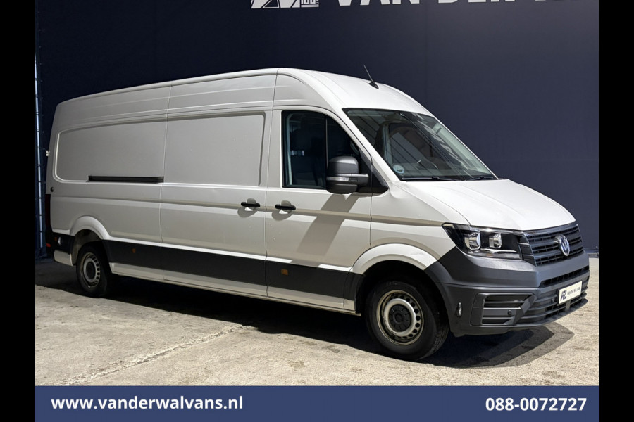 Volkswagen Crafter 2.0 TDI 141pk L4H3 L3H2 Euro6 Airco | 3000kg Trekhaak | Camera | Apple Carplay | Cruisecontrol Android Auto, Chauffeursstoel, Parkeersensoren, Bijrijdersbank