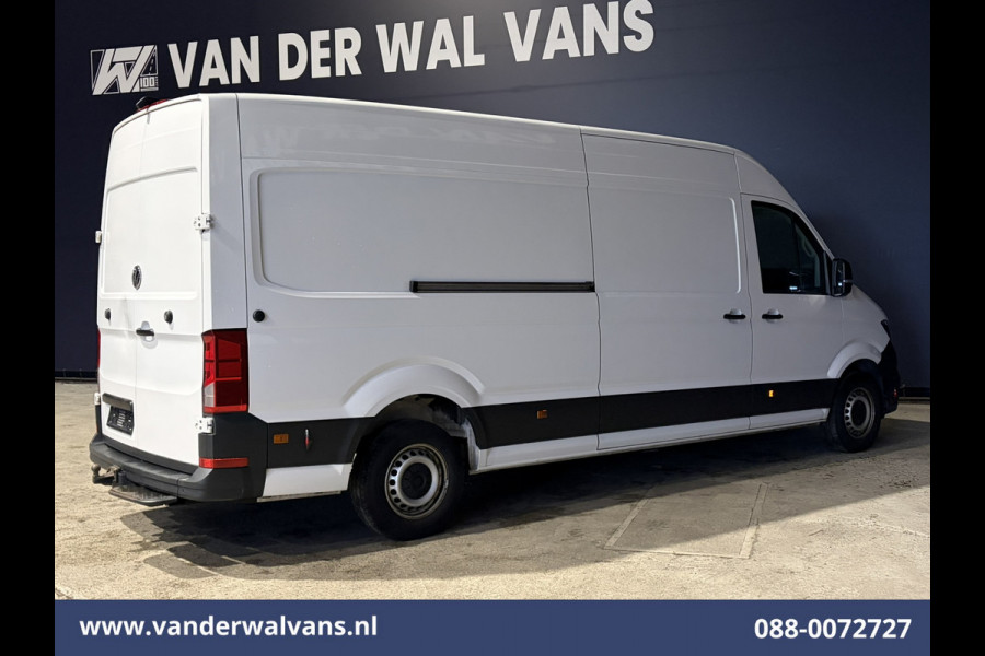 Volkswagen Crafter 2.0 TDI 141pk L4H3 L3H2 Euro6 Airco | 3000kg Trekhaak | Camera | Apple Carplay | Cruisecontrol Android Auto, Chauffeursstoel, Parkeersensoren, Bijrijdersbank