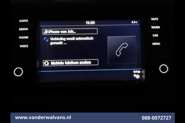 Volkswagen Crafter 2.0 TDI 141pk L4H3 L3H2 Euro6 Airco | 3000kg Trekhaak | Camera | Apple Carplay | Cruisecontrol Android Auto, Chauffeursstoel, Parkeersensoren, Bijrijdersbank