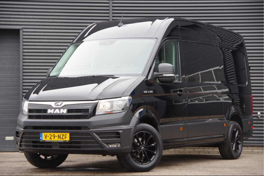 MAN TGE 3.180 35 2.0 L3H3 3-ZITS, 177PK AUT. TREKHAAK, LEDER, CAMERA, CRUISE, GEVEERDE ERGO COMFORT STOEL, AIRCO, MISTLAMPEN