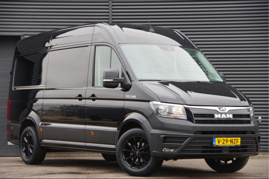 MAN TGE 3.180 35 2.0 L3H3 3-ZITS, 177PK AUT. TREKHAAK, LEDER, CAMERA, CRUISE, GEVEERDE ERGO COMFORT STOEL, AIRCO, MISTLAMPEN