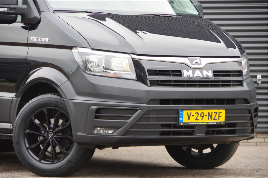 MAN TGE 3.180 35 2.0 L3H3 3-ZITS, 177PK AUT. TREKHAAK, LEDER, CAMERA, CRUISE, GEVEERDE ERGO COMFORT STOEL, AIRCO, MISTLAMPEN