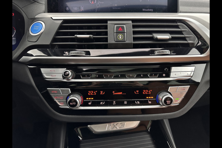 BMW iX3 High Executive 80 kWh [ 3-Fase ] {SOH-96%} (INCL-BTW) Aut. *PANO | HEAD-UP | LEATHER | HARMAN/KARDON | FULL-LED | BLINDSPOT | MEMORY-PACK | DIGI-COCKPIT | HEATED-SPORTSEATS | KEYLESS | TOPVIEW | DAB+ | NAVI-FULLMAP | 19''ALU*