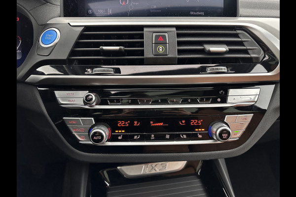 BMW iX3 High Executive 80 kWh [ 3-Fase ] {SOH-96%} (INCL-BTW) Aut. *PANO | HEAD-UP | LEATHER | HARMAN/KARDON | FULL-LED | BLINDSPOT | MEMORY-PACK | DIGI-COCKPIT | HEATED-SPORTSEATS | KEYLESS | TOPVIEW | DAB+ | NAVI-FULLMAP | 19''ALU*