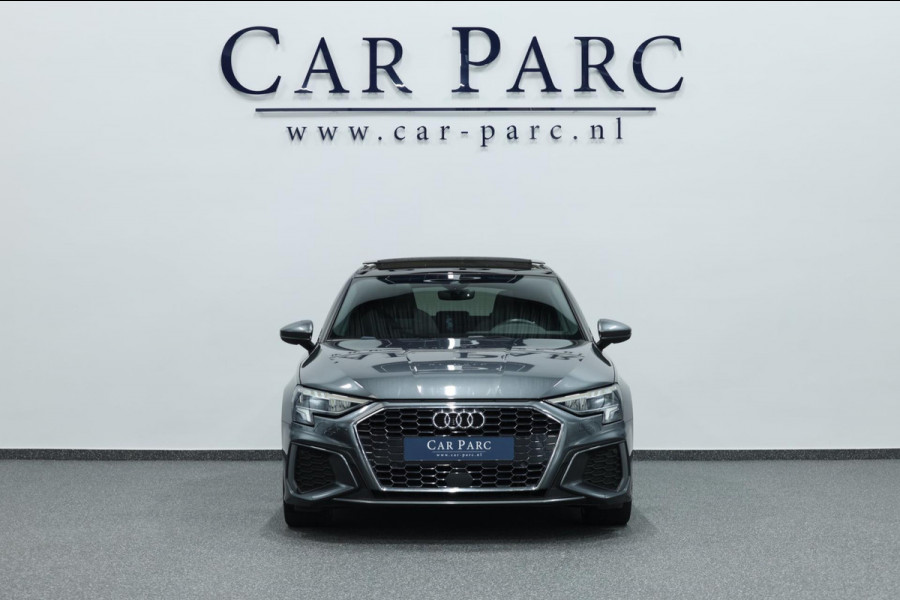 Audi A3 Sportback 35 TFSI S edition S-LINE/LED/VIRTUAL/PANO/HALF LEDER+S.VERWARMING/LMV/CAM/LINE/ACC/ECC/12 MDN GARANTIE!