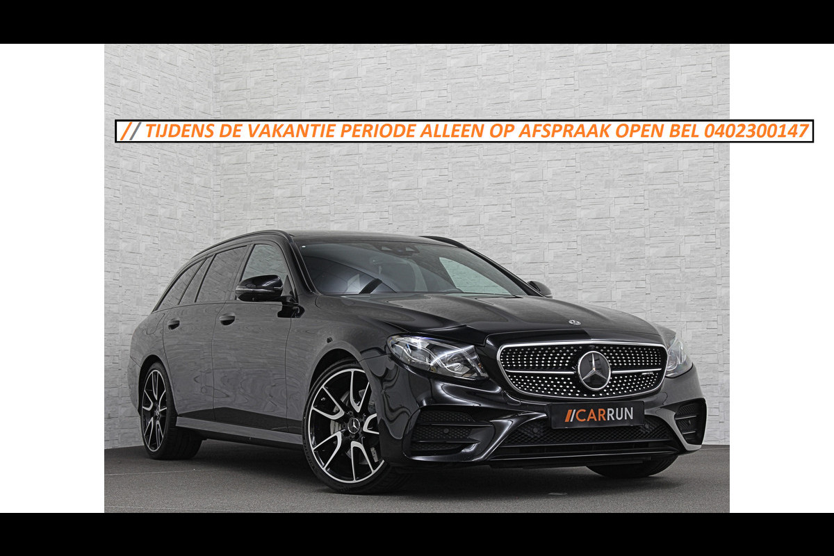 Mercedes-Benz E-Klasse Estate 53 AMG 4MATIC | Panorama | 360 View | Burmester | Distronic+ | Memory | Multibeam-LED | Luchtvering | Leder | Widescreen | Trekhaak | Sfeerverlichting | Night-Pakket | 20'' | Carplay | Stoelverwarming |