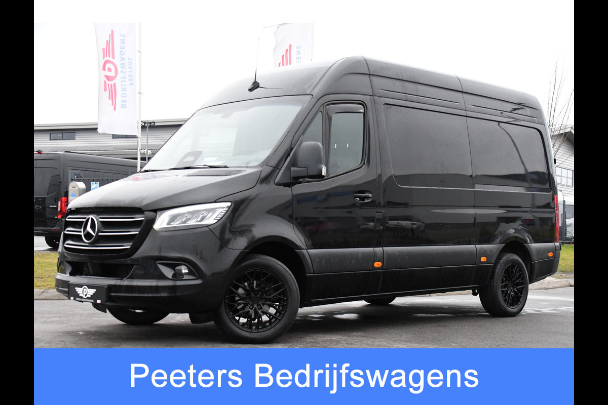 Mercedes-Benz Sprinter 317 1.9 CDI L2 Pro Black Edition FACE LIFT! Camera, Cruise, Carplay, 3500kg Trekhaak, 10,5'' Mbux, LED, Dodehoek, Virtual, Uniek!