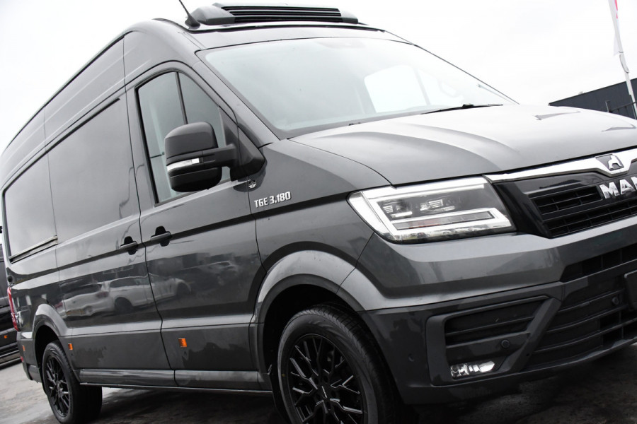 MAN TGE 3.180 35 2.0 L3H3 PB Edition Koel / Vrieswagen Adaptieve Cruise, Camera, Carplay, Nachtkoeling, LED, Leder, Trekhaak, 177pk, Clima, Mulitmedia, Uniek! Koelwagen, Vrieswagen, Vriesauto, Koelauto, Koel, Vries