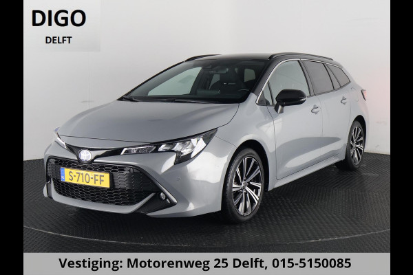 Toyota Corolla Touring Sports 1.8 HYBRIDE BUSINESS PLUS 1e EIG GARANTIE 2033 BI-TONE. TREKHAAK.HALF LEDER. PARKEERSENSOREN . NAVIGATIE .APPLE/ANDROID