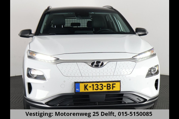 Hyundai Kona PREMIUM EV 64 KWH 1e EIG ACCU 92% GARANTIE 10-2030 BEREIK 466 KM ! LEDER. STUUR/STOEL VERWARMING.DODE HOEK DETECTIE