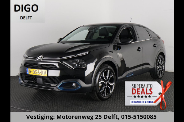 Citroën Ë-C4 SHINE ACCU 95%! BEREIK WLTP 349 GARANTIE 9-2032* PDC V+A . CAMERA .BSM. APPLE CARPLAY & ANDROID AUTO . STOELVERWARMING . DODEHOEK DETECTIE
