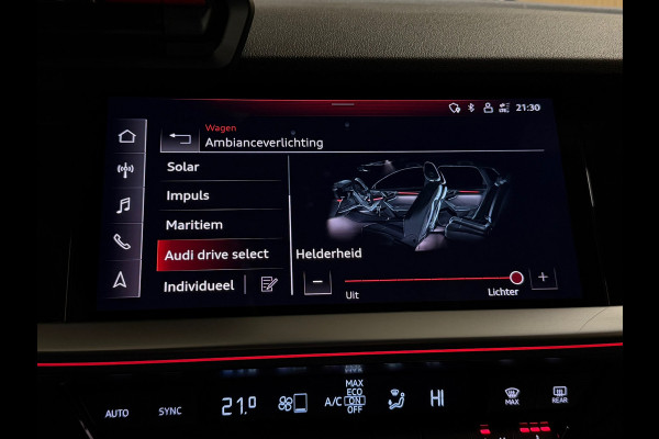 Audi RS3 Limousine 2.5 TFSI RS 3 quattro|PANO|MASSAGE|B&O|ACC|MEMORY|CARPLAY|DEALER ONDERHOUDEN|KEMORA GREY|400PK|BOMVOL!