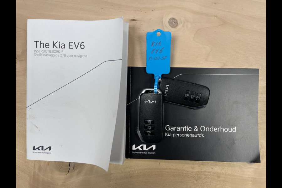 Kia Ev6 GT-Line 77.4 kWh|96% SOH|FULL OPTION|PANO|STOELVERW+VENT|STUURVERW.|360+3D CAMERA|CARPLAY|ACC|INCL.BTW|1e EIG.|NL-AUTO|
