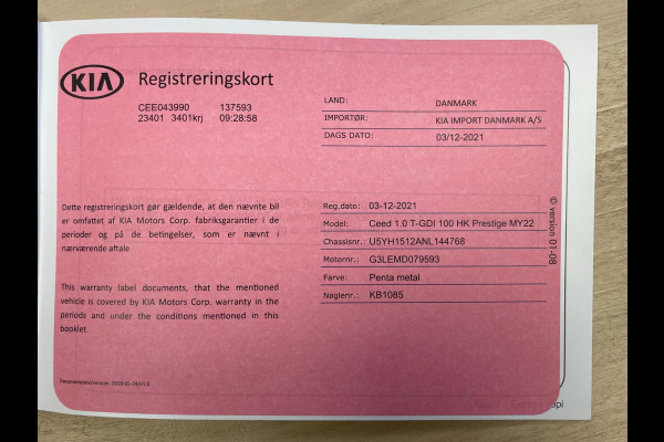 Kia Ceed 1.0 T-GDi DynamicLine|NIEUW MODEL|APPLE CARPLAY|ANDROID AUTO|STOEL+STUURVERW|CAMERA|CRUISE,CLIMATE CTRL|1E EIG.|INCL.BTW|