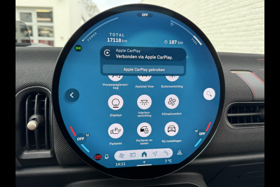 MINI Mini 2.0 JCW John Cooper Works XL Adaptive cruise Climate Cruise Pano 360 camera Navi Apple / Android Stoel-/stuurverwarming