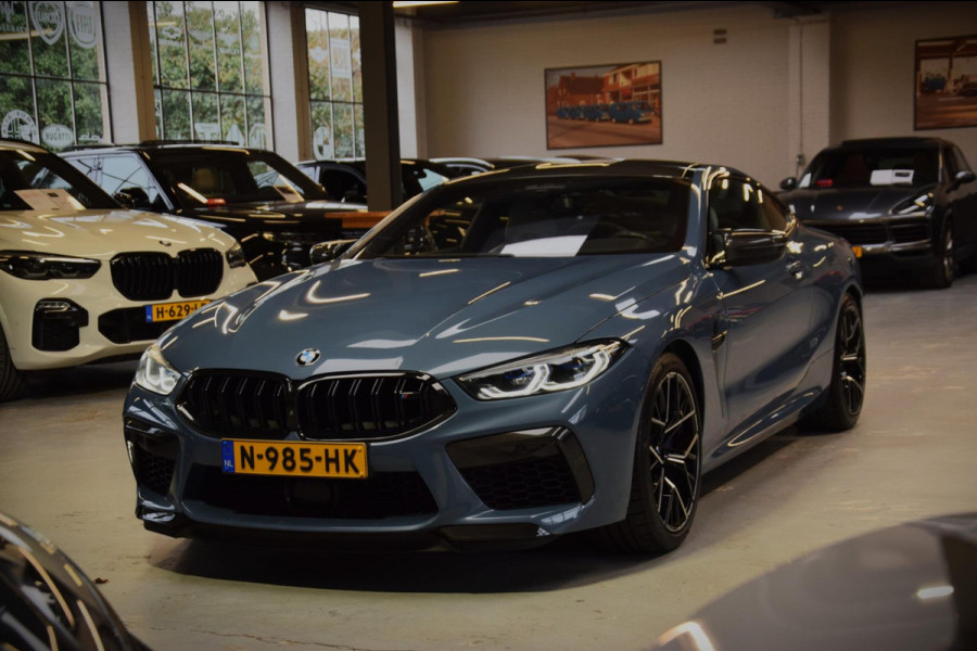 BMW 8 Serie M8 Coupe Competition Carbon Pak.|ACC|B&W|Dealer onderhouden|626pk!!|BTW
