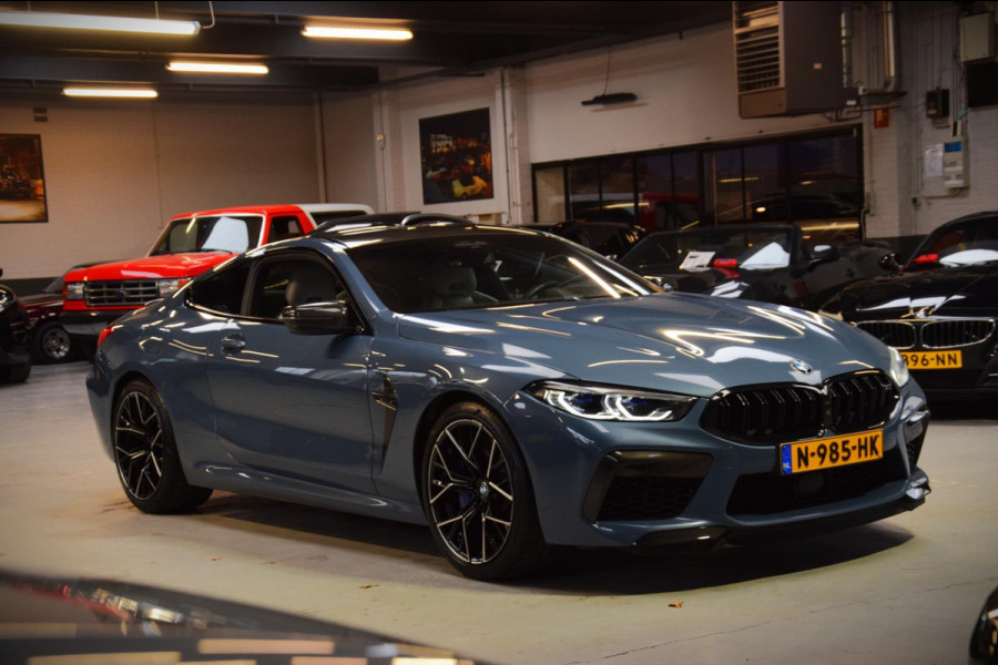 BMW 8 Serie M8 Coupe Competition Carbon Pak.|ACC|B&W|Dealer onderhouden|626pk!!|BTW