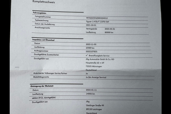 Volkswagen Tiguan 1.4 TSI eHybrid Elegance * Trekhaak * Stoelverwarming * Camera * Keyless *