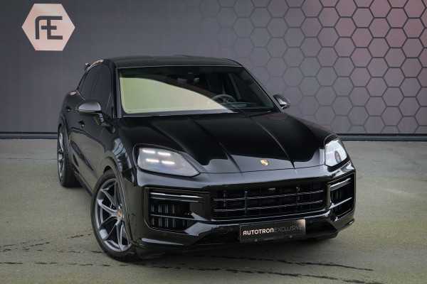 Porsche Cayenne Coupé Turbo E-Hybrid met GT Pakket | KERAMISCH | 360 CAMERA | STOELVERWARMING | STUURVERWARMING | CARBON IN & EXTERIEUR | SUEDE HEMEL