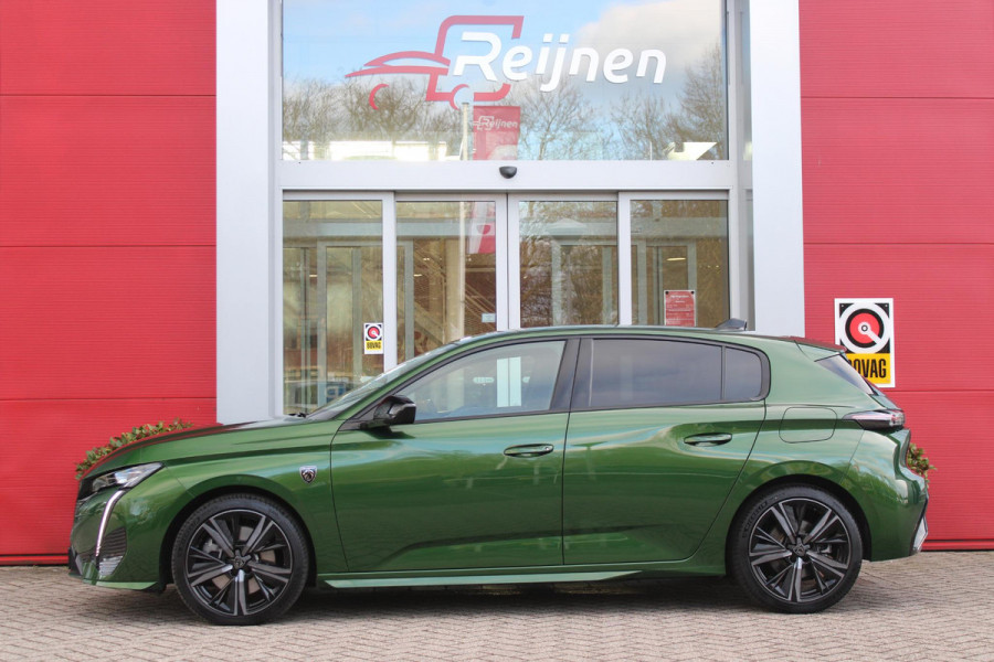 Peugeot 308 1.6 Plug-in Hybrid 225PK GT | ELEKTRISCH BEDIENBARE BESTUURDERSSTOEL MET GEHEUGENFUNCTIE | VOORSTOELEN MET VERWARMING EN MASSAGE FUNCTIE | 360° CAMERA | PARKEERSENSOREN VOOR + ACHTER | NAVIGATIE | DRAADLOZE APPLE CARPLAY/ANDROID AUTO | DAB+ RADIO | DODEHOEK DETECTIE | ADAPTIVE CRUISE CONTROL | KEYLESS ENTRY/START | 18" LICHTEMETALEN VELGEN |