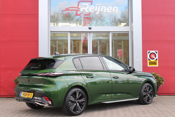Peugeot 308 1.6 Plug-in Hybrid 225PK GT | ELEKTRISCH BEDIENBARE BESTUURDERSSTOEL MET GEHEUGENFUNCTIE | VOORSTOELEN MET VERWARMING EN MASSAGE FUNCTIE | 360° CAMERA | PARKEERSENSOREN VOOR + ACHTER | NAVIGATIE | DRAADLOZE APPLE CARPLAY/ANDROID AUTO | DAB+ RADIO | DODEHOEK DETECTIE | ADAPTIVE CRUISE CONTROL | KEYLESS ENTRY/START | 18" LICHTEMETALEN VELGEN |