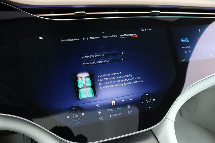Mercedes-Benz EQS 450+ AMG Line 118 kWh | Facelift | Hyperscreen | Airmatic | Achterasbesturing | Distronic+ | HUD | Verwarmd Stuurwiel | Massage | Stoelventilatie | Digital Light | Panoramadak | Trekhaak |