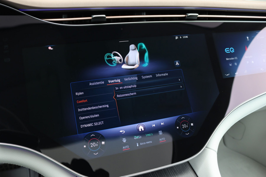 Mercedes-Benz EQS 450+ AMG Line 118 kWh | Facelift | Hyperscreen | Airmatic | Achterasbesturing | Distronic+ | HUD | Verwarmd Stuurwiel | Massage | Stoelventilatie | Digital Light | Panoramadak | Trekhaak |