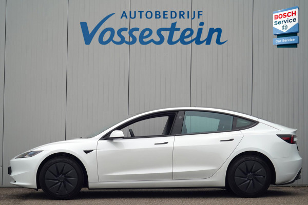 Tesla Model 3 RWD 60 kWh / Nieuw! / Incl. BTW / Pano / Stuurverw. / Elek. Klep / 360 camera / Pearl White Metallic