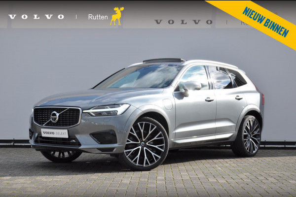Volvo XC60 T8 390PK Automaat Recharge AWD R-Design / Adaptieve cruise control/ BLIS/ Panoramadak/ Trekhaak/ Head up display/ 360 camera/ Parkeersensoren/ Stoel en stuurwielverwarming