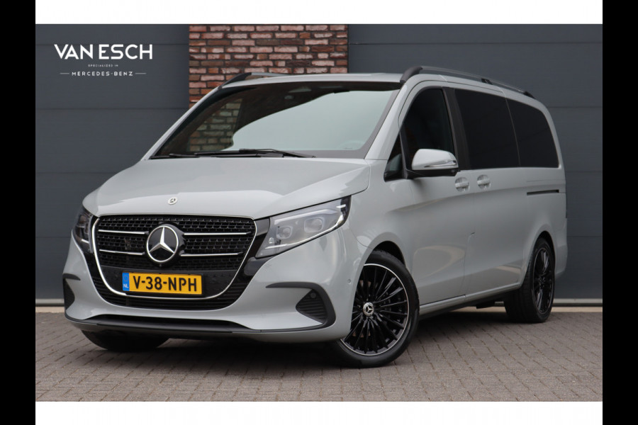 Mercedes-Benz V-Klasse 250d L2 Avantgarde | Distronic | AMG | Trekhaak | Standverwarming | Surround Camera | Elek. Schuifdeuren | Multibeam LED | Leder | Rijassistentiepakket | Verwarmd Stuurwiel |