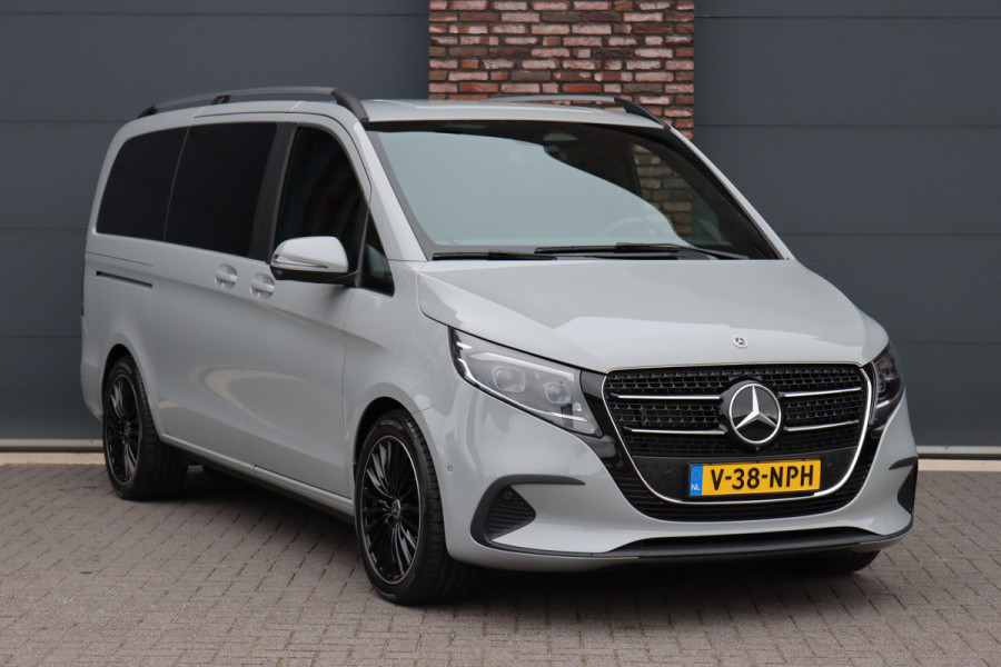 Mercedes-Benz V-Klasse 250d L2 Avantgarde | Distronic | AMG | Trekhaak | Standverwarming | Surround Camera | Elek. Schuifdeuren | Multibeam LED | Leder | Rijassistentiepakket | Verwarmd Stuurwiel |